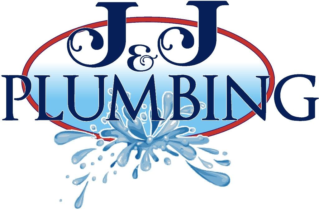 J&J Plumbing logo: Black wrench beneath the letters 