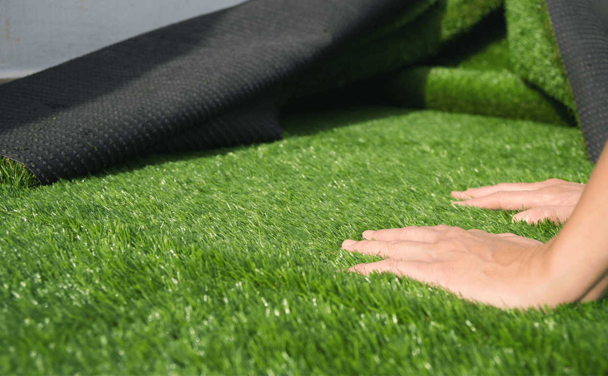 artificial grass installation