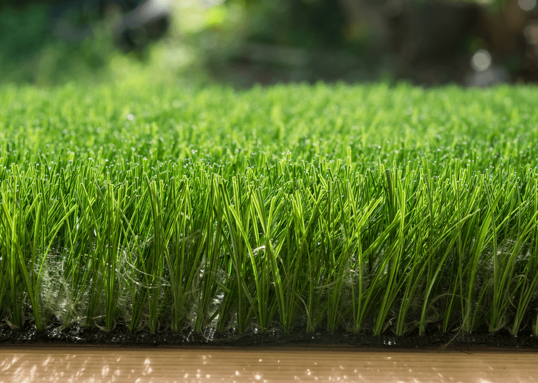 lush artificial lawn