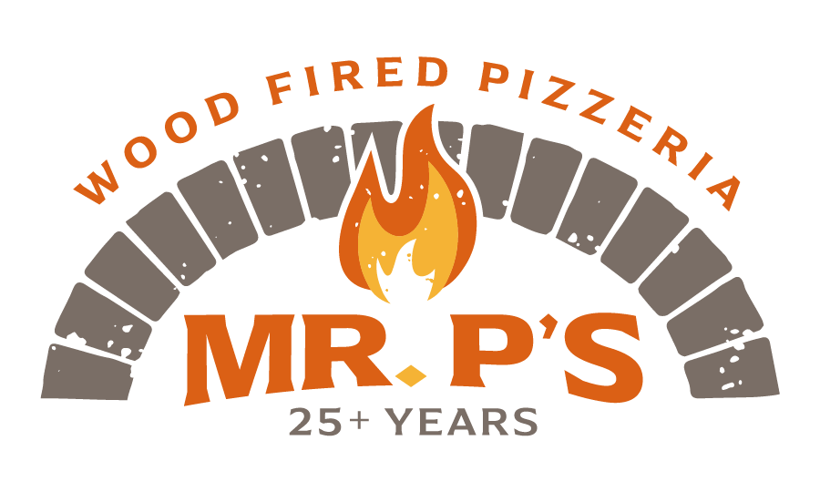 This is the logo for Mr. P's Pizzeria in Lewes, Delaware