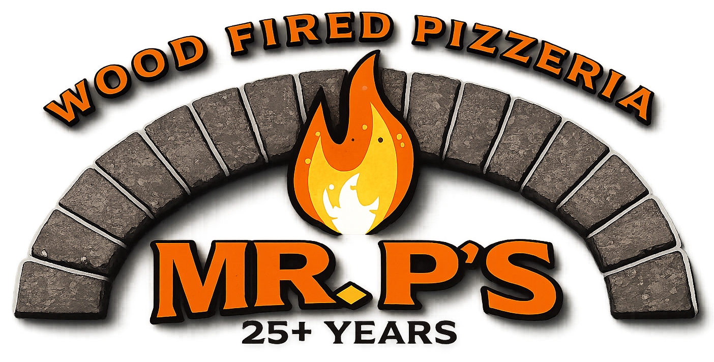 This is the logo for Mr. P's Pizzeria in Lewes, Delaware