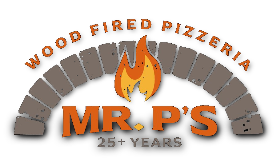 This is the logo for Mr. P's Pizzeria in Lewes, Delaware