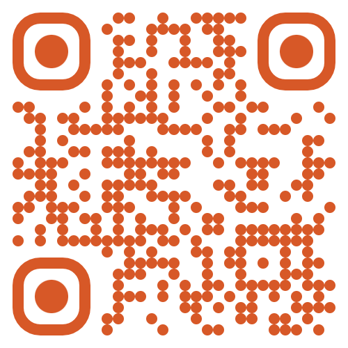 A close up of a qr code on a white background.
