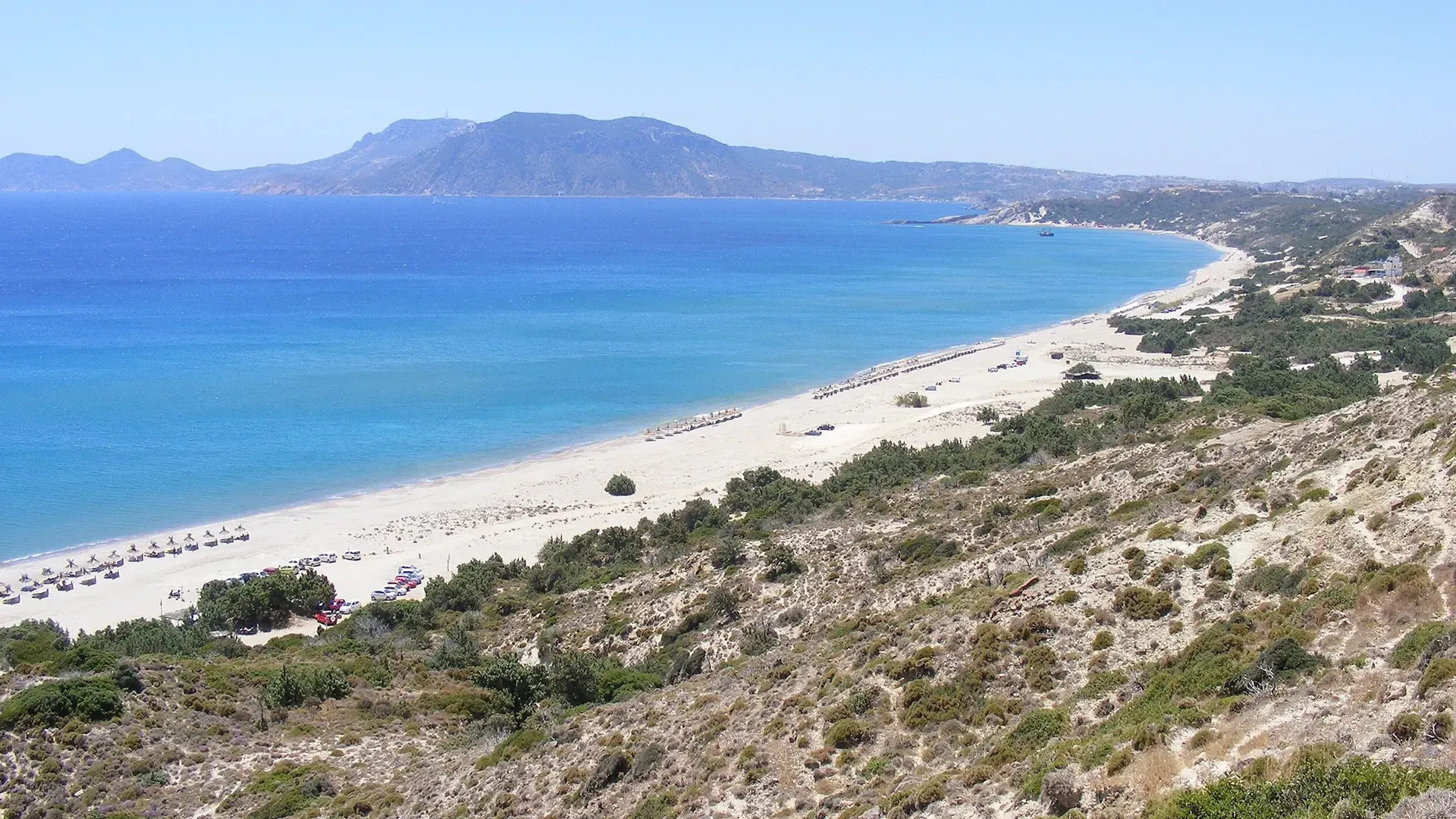 Kos shoreline