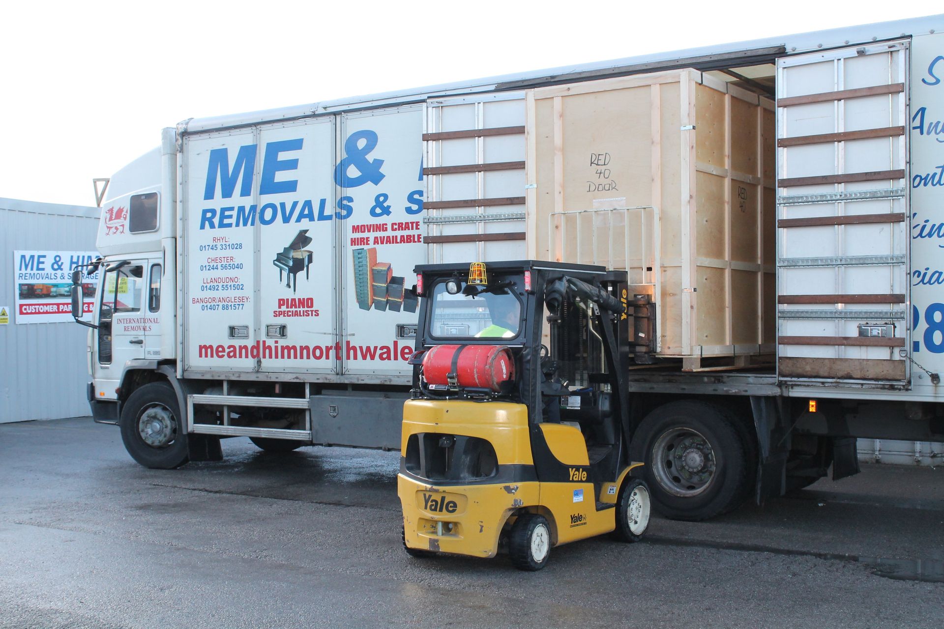 containerised storage in north wales