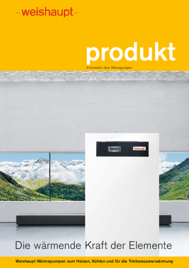 Prospekt Cover mir Wärmepumpe
