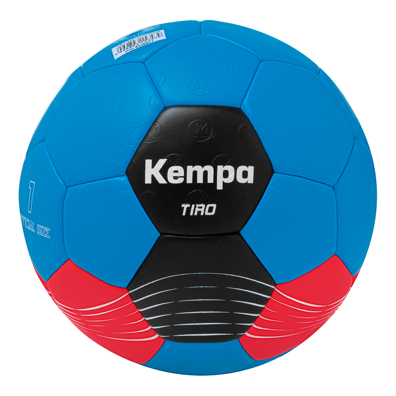 Blár, svartur og rauður Kempa Tiro handbolti.