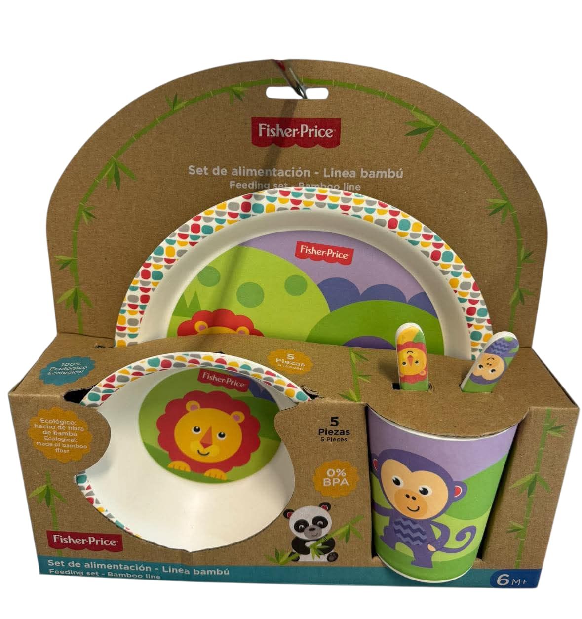 Set Fisher Price de alimentación Linea Bambú