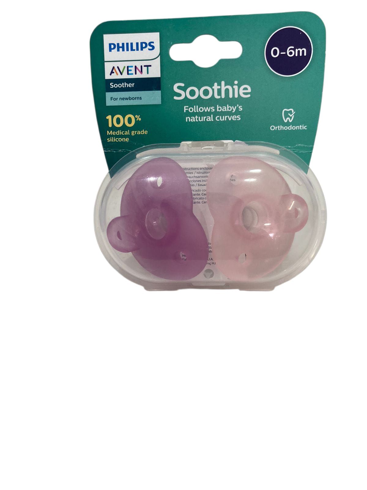 Chupete Avent x2 Soothie 0-6 meses