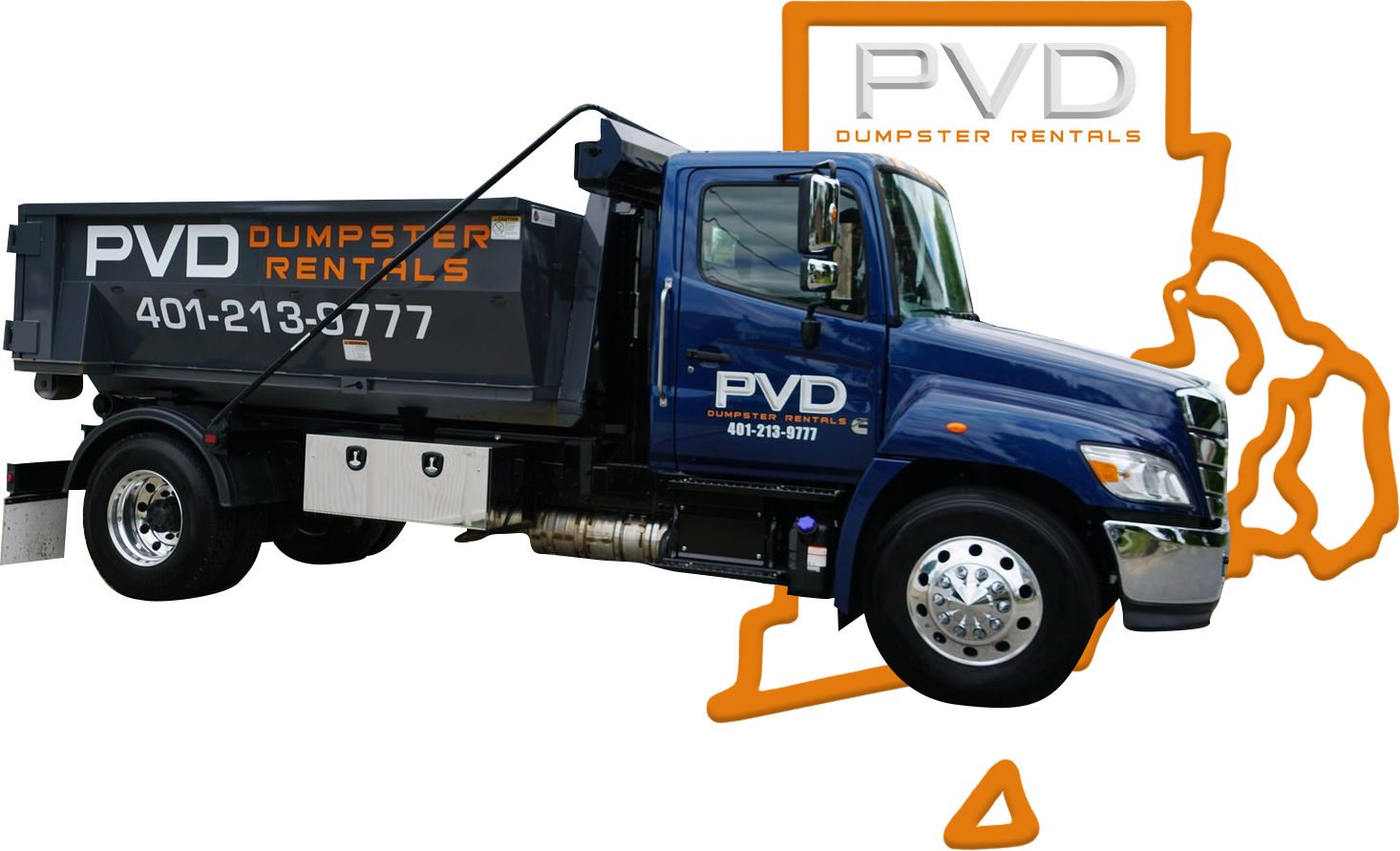PVD Dumpster truck