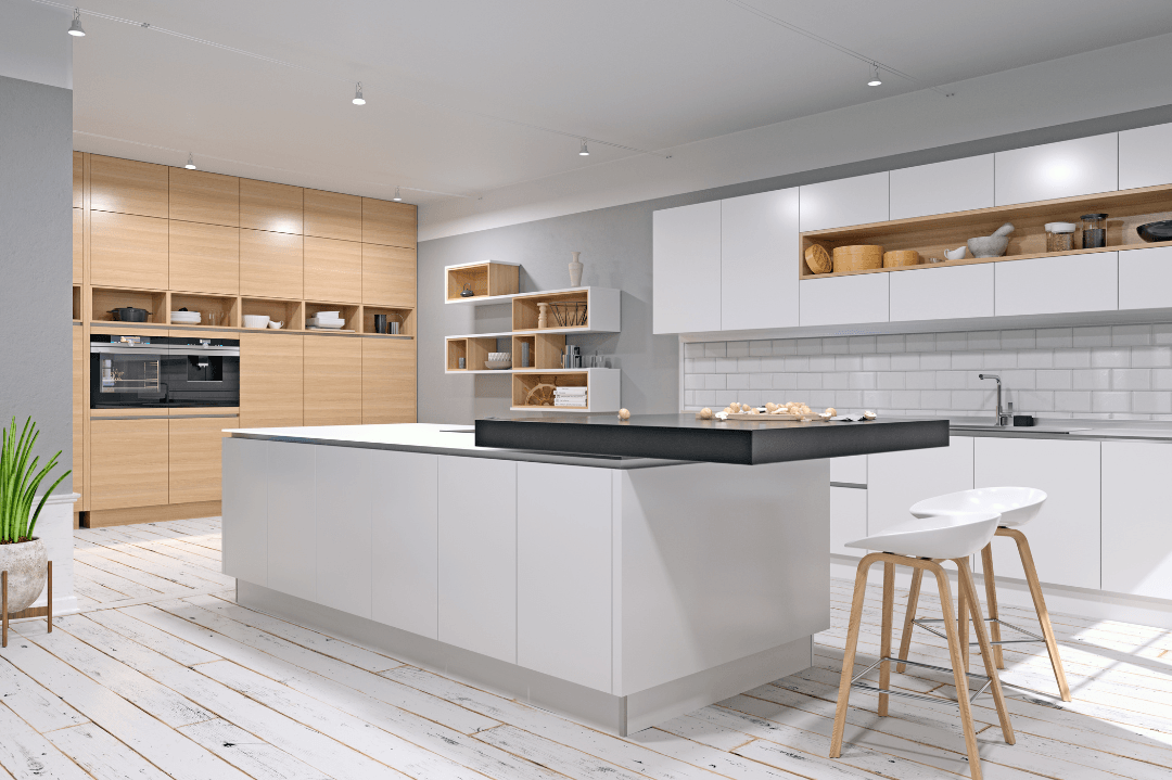 Image Depicting An Kitchen area with Tiles From Sinotile