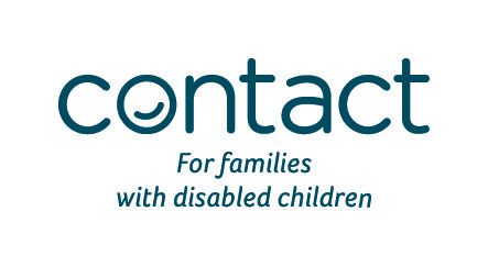 The logo for contact for families with disabled children.