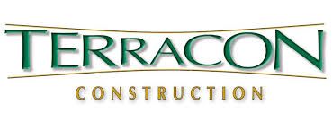 The terracon construction logo is on a white background.