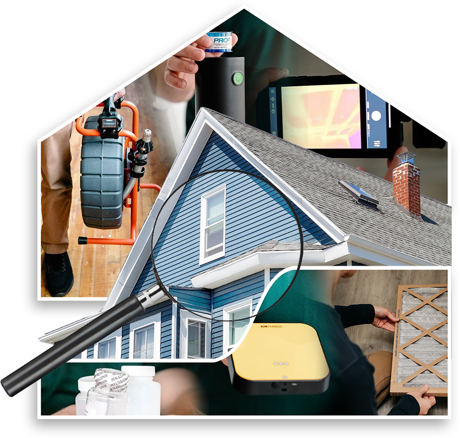 Elevate Inspection Group team inspecting a home in Michigan, showcasing professional home inspection services