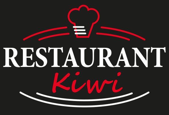 Un logo pour un restaurant appelé restaurant kiwi