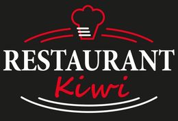 Un logo pour un restaurant appelé restaurant kiwi