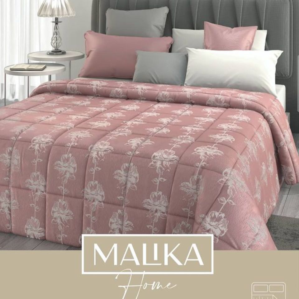 trapunta matrimoniale rosa