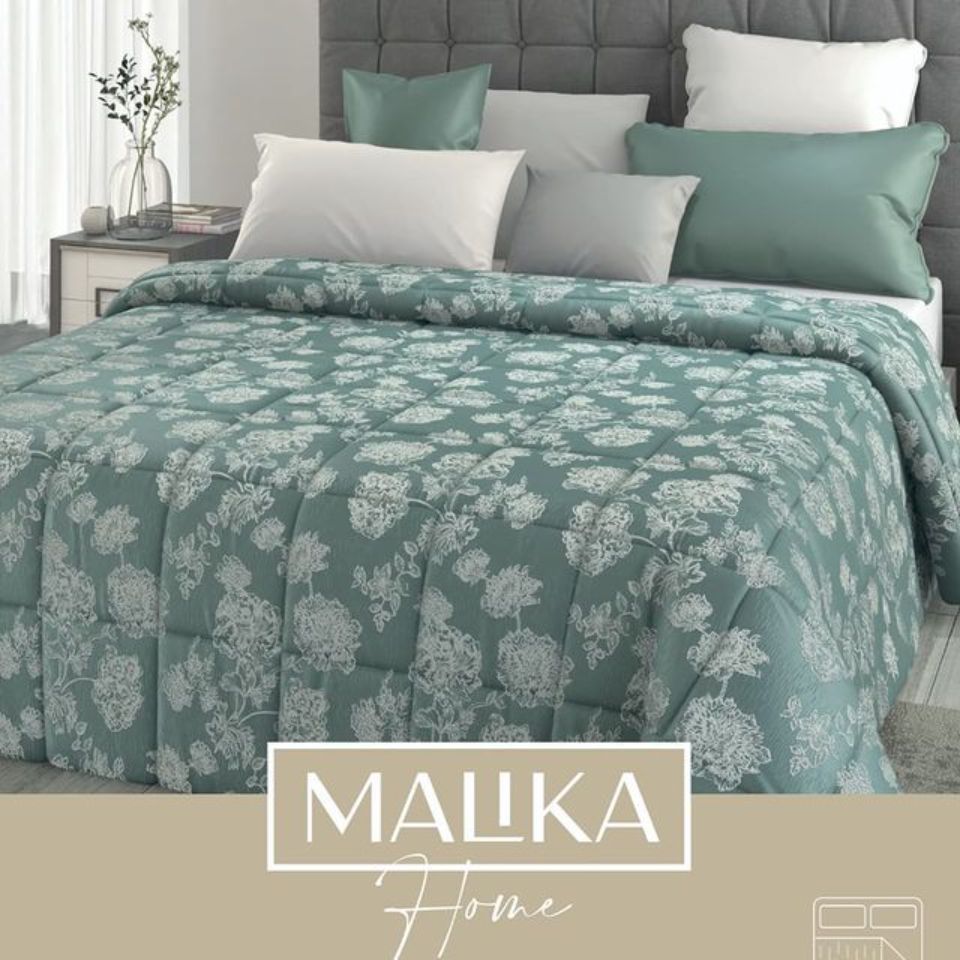 trapunta matrimoniale turchese