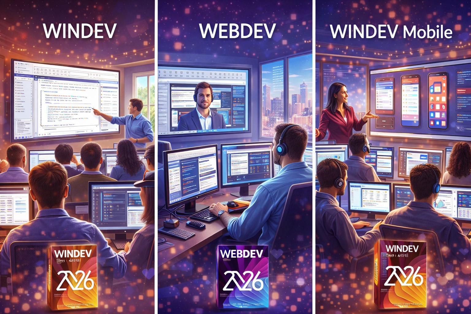 Learn how to build powerful Windows and Client/Server applications with WINDEV.
Master RAD development, integrated database management (HFSQL), and deployment best practices to deliver robust business software faster.