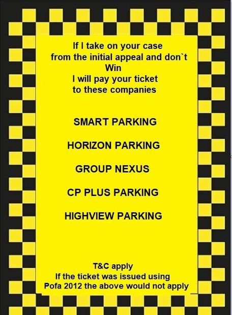 a yellow and black checkered advertisement for smart parking