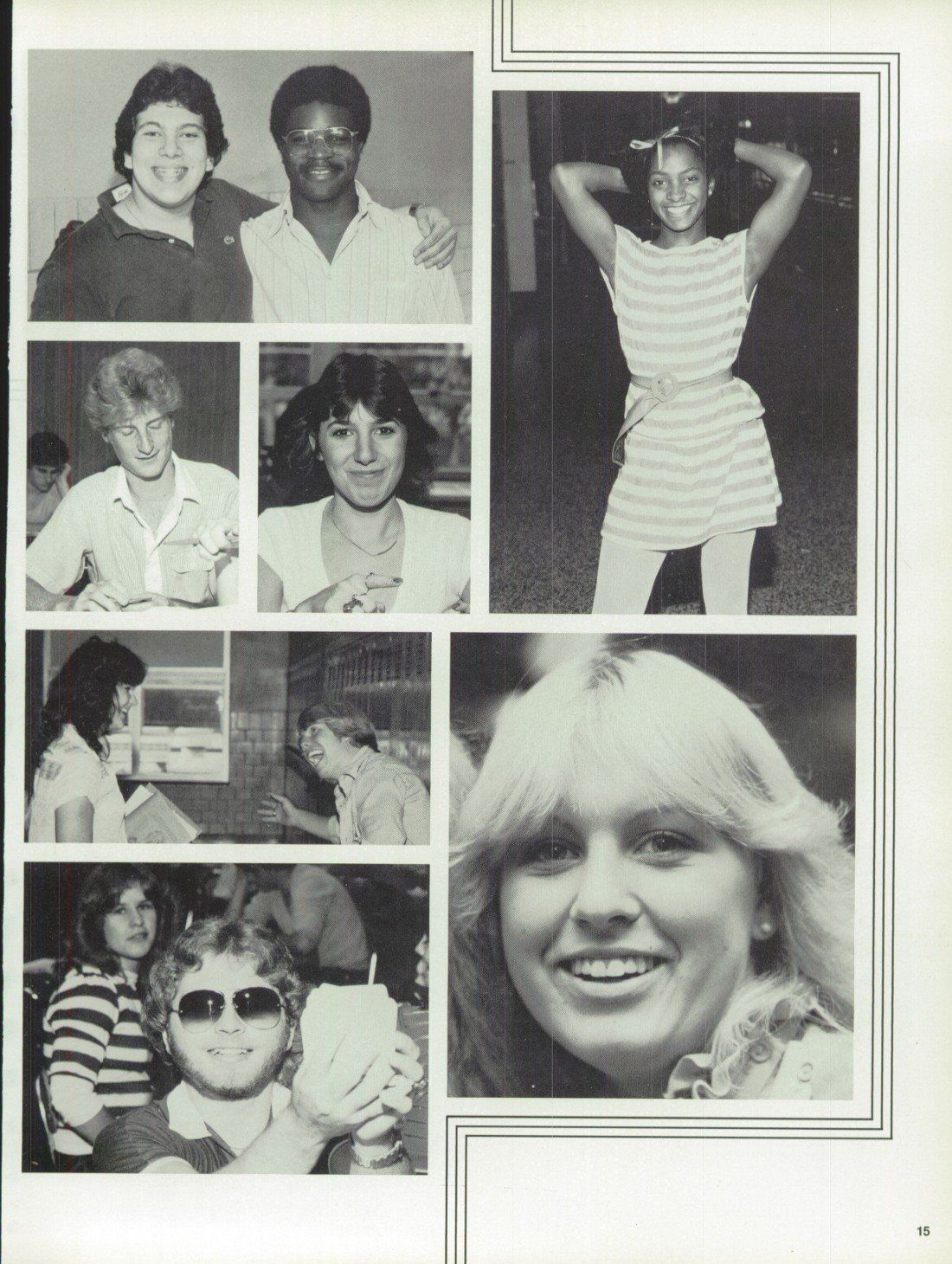 A black and white photo of a group of people