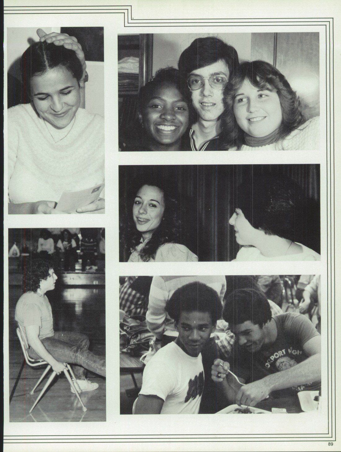 A black and white photo of a group of people