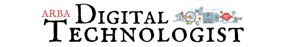 A digital technologist logo on a white background
