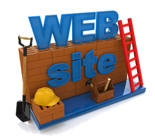 A brick wall with the words web site written on it