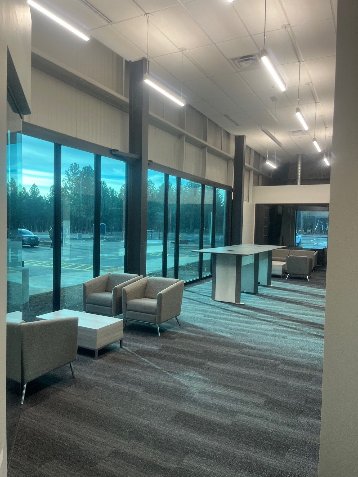 Grey Chairs and Large Windows | Flagstaff, AZ | Colter Electric