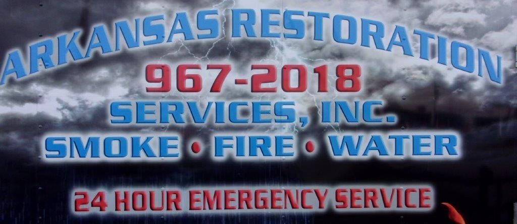 Arkansas Restoration Services Inc Russellville AR Fire Smoke Water Carpet 24 hr hour emergency service