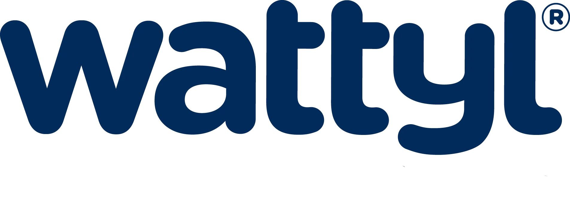 A blue wattyl logo on a white background.
