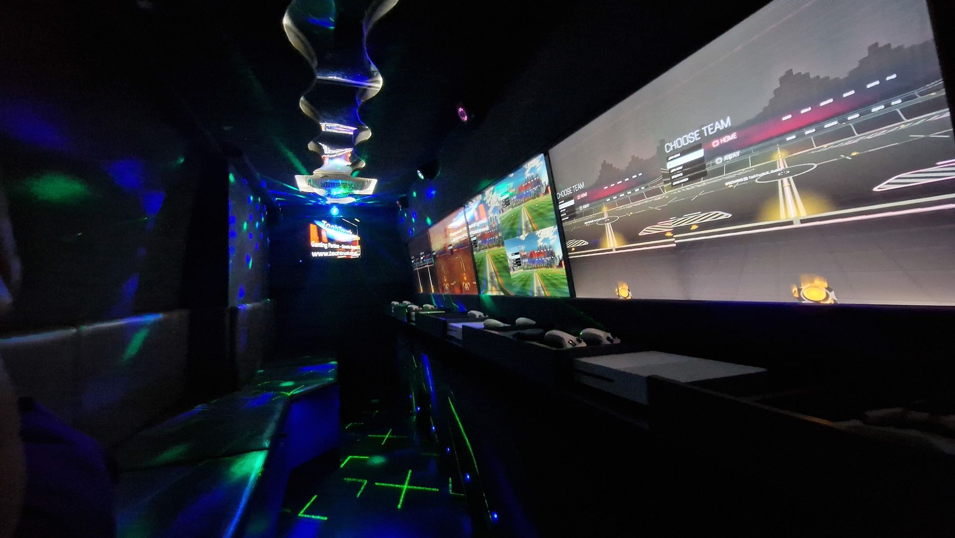 Gaming Van set up in Manchester Cheshire and Stockport