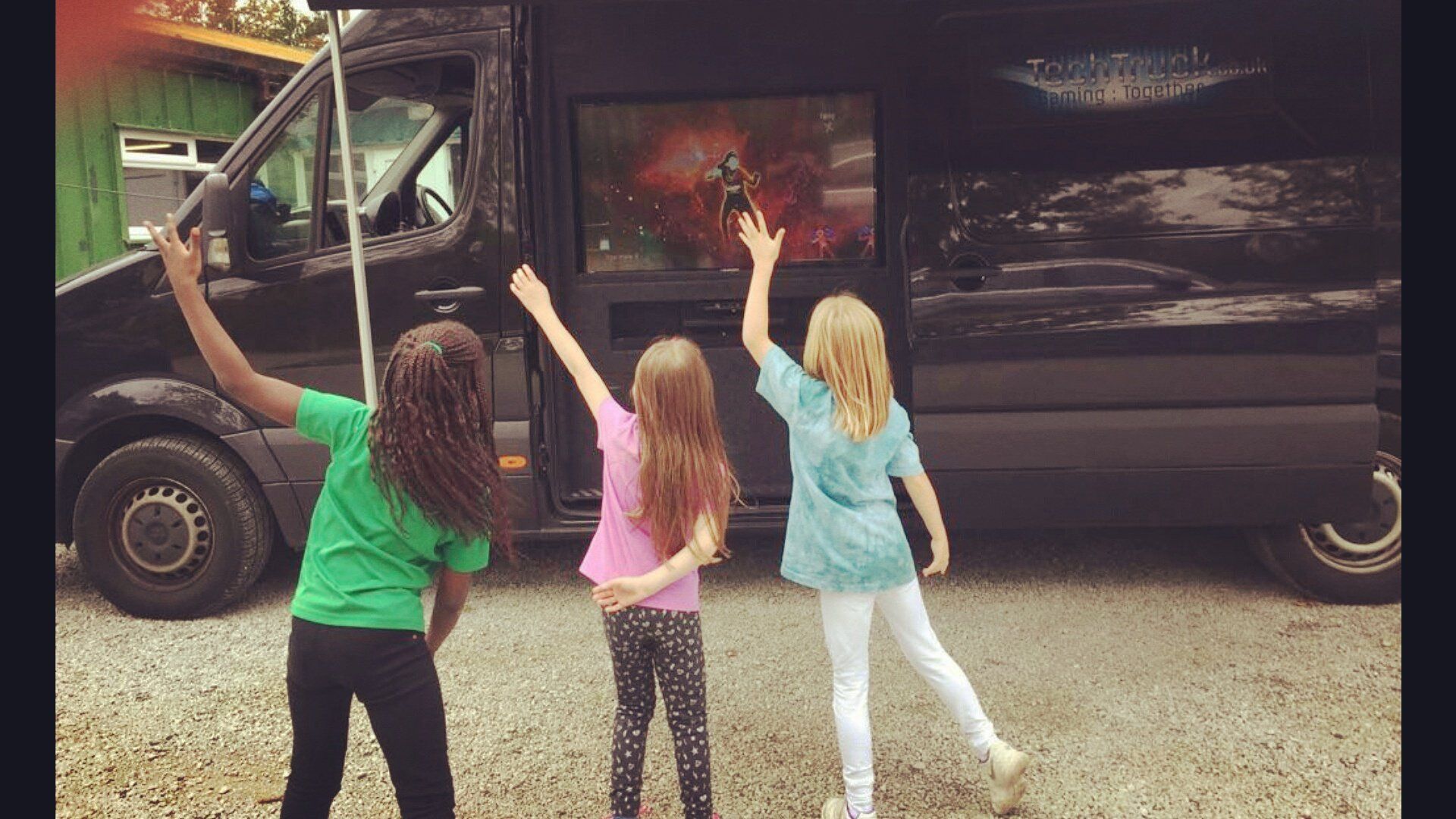 Dancing party TechTruck