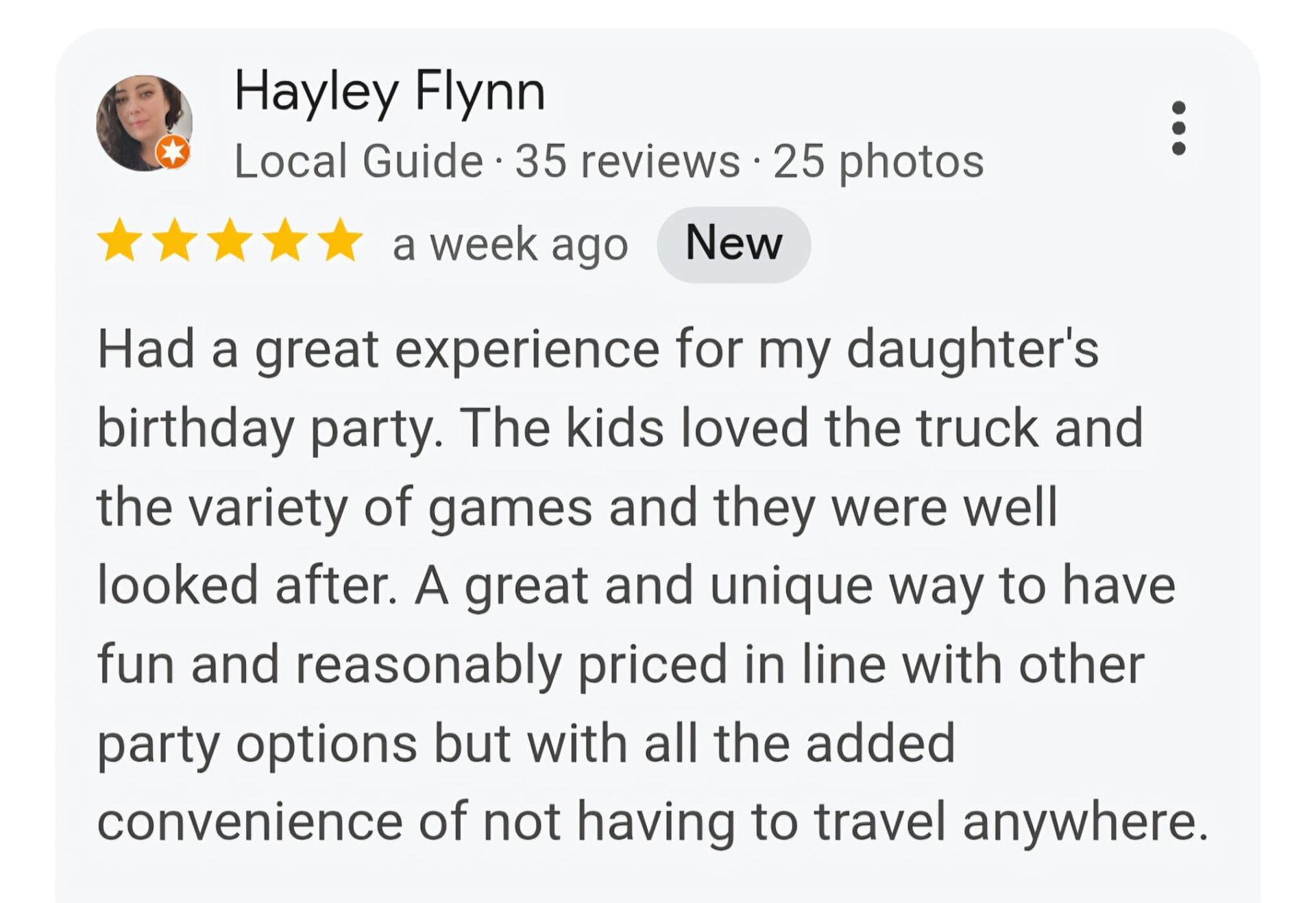 Girls birthday party