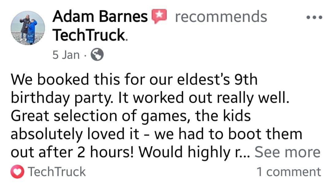 9th birthday party gaming review