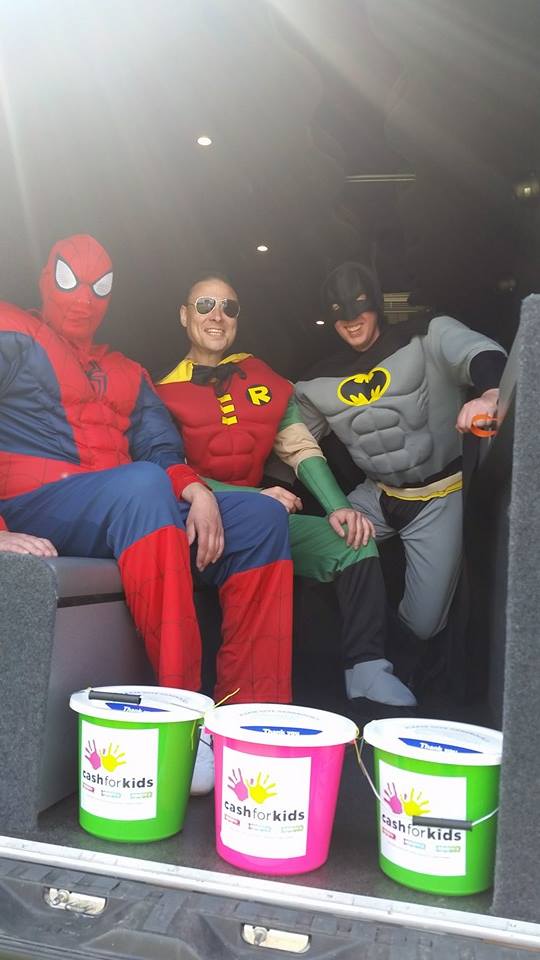 Cash for kids TechTruck charity collection