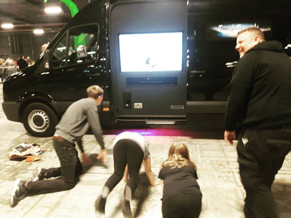 Kinect sports TechTruck fun
