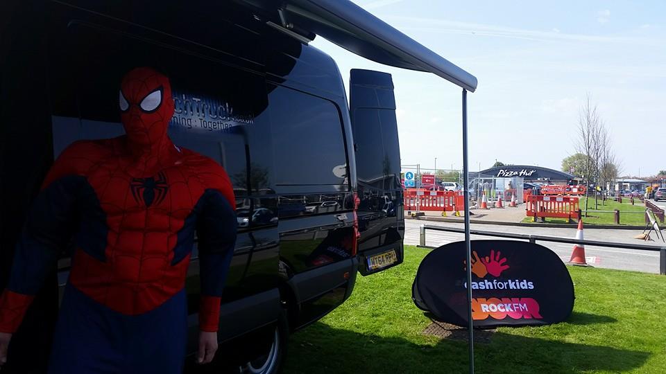 TechTruck cash for kids gaming van charity