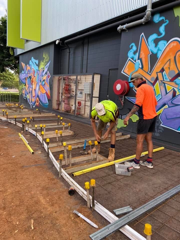 Concreters Working On A Concrete — JLM Contracting Services Pty Ltd in Batchelor, NT