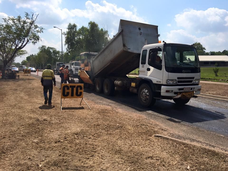 White Big Truck — JLM Contracting Services Pty Ltd in Jabiru, NT