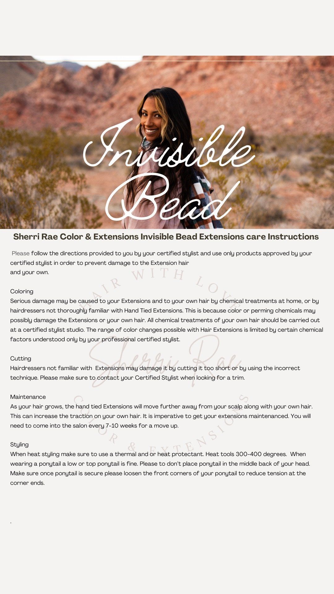 Extension Hair Care invisible bead 