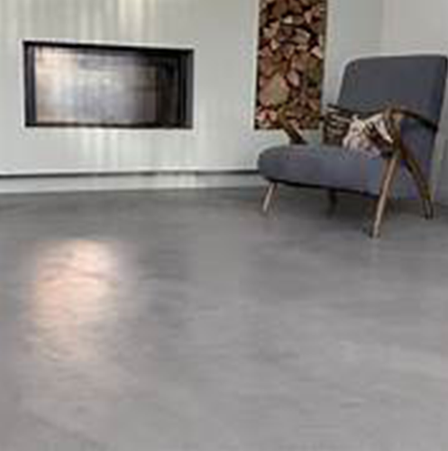 Microcement vloer – modern interieur