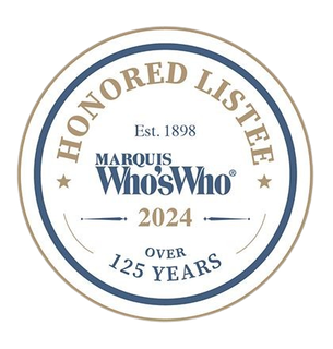The logo for marquis who 's who has been honored for over 125 years.