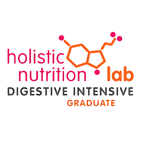 The logo for holistic nutrition lab digestive intensive graduate