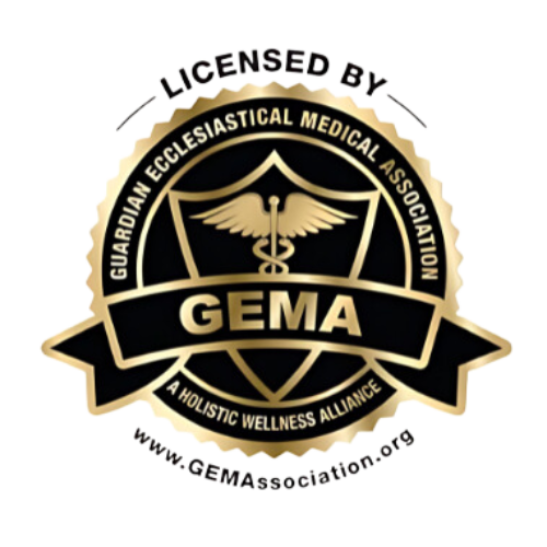 A logo for the guardian ecclesiastical medical association
