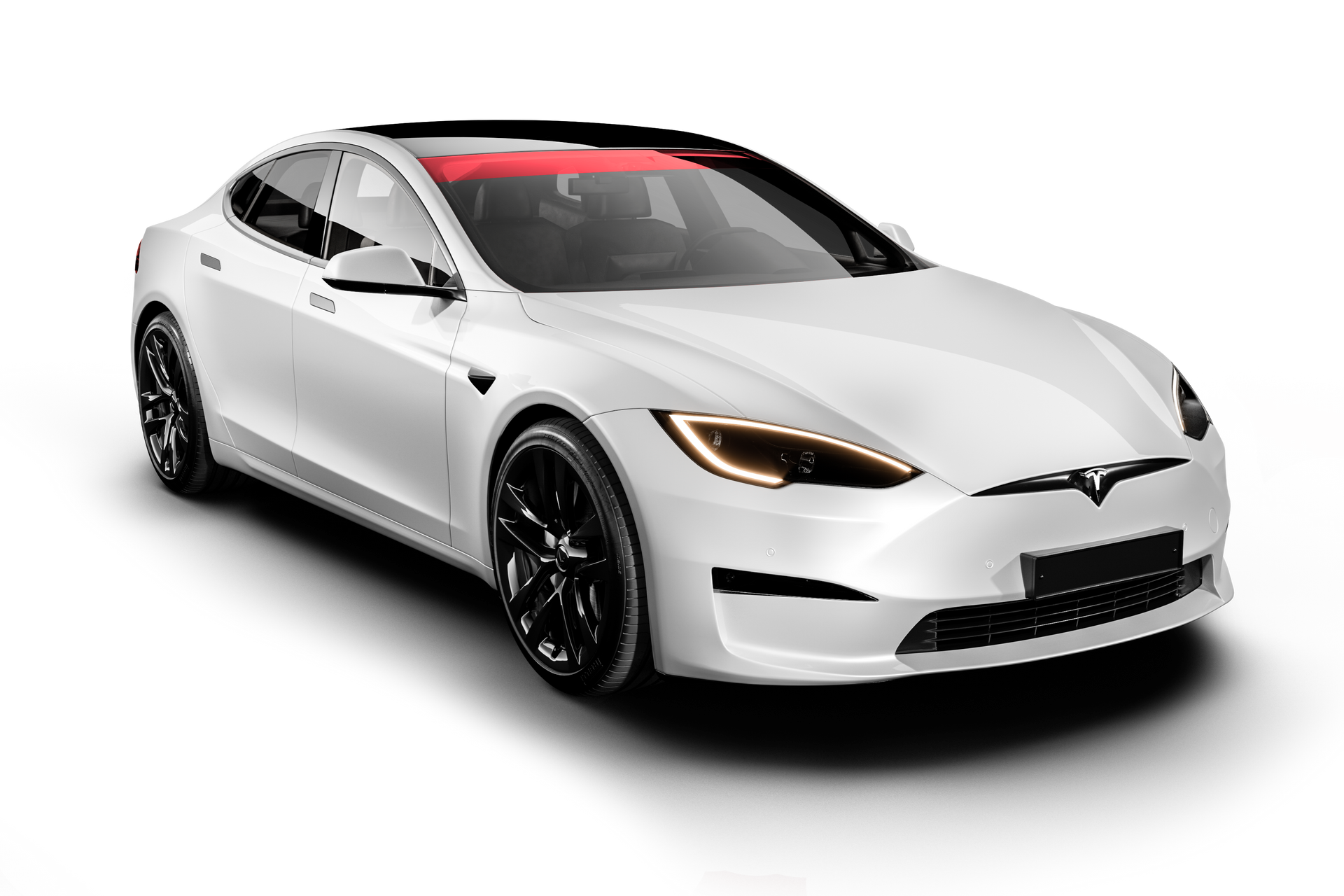 carbon-windshield-strip-tint-tesla-4door