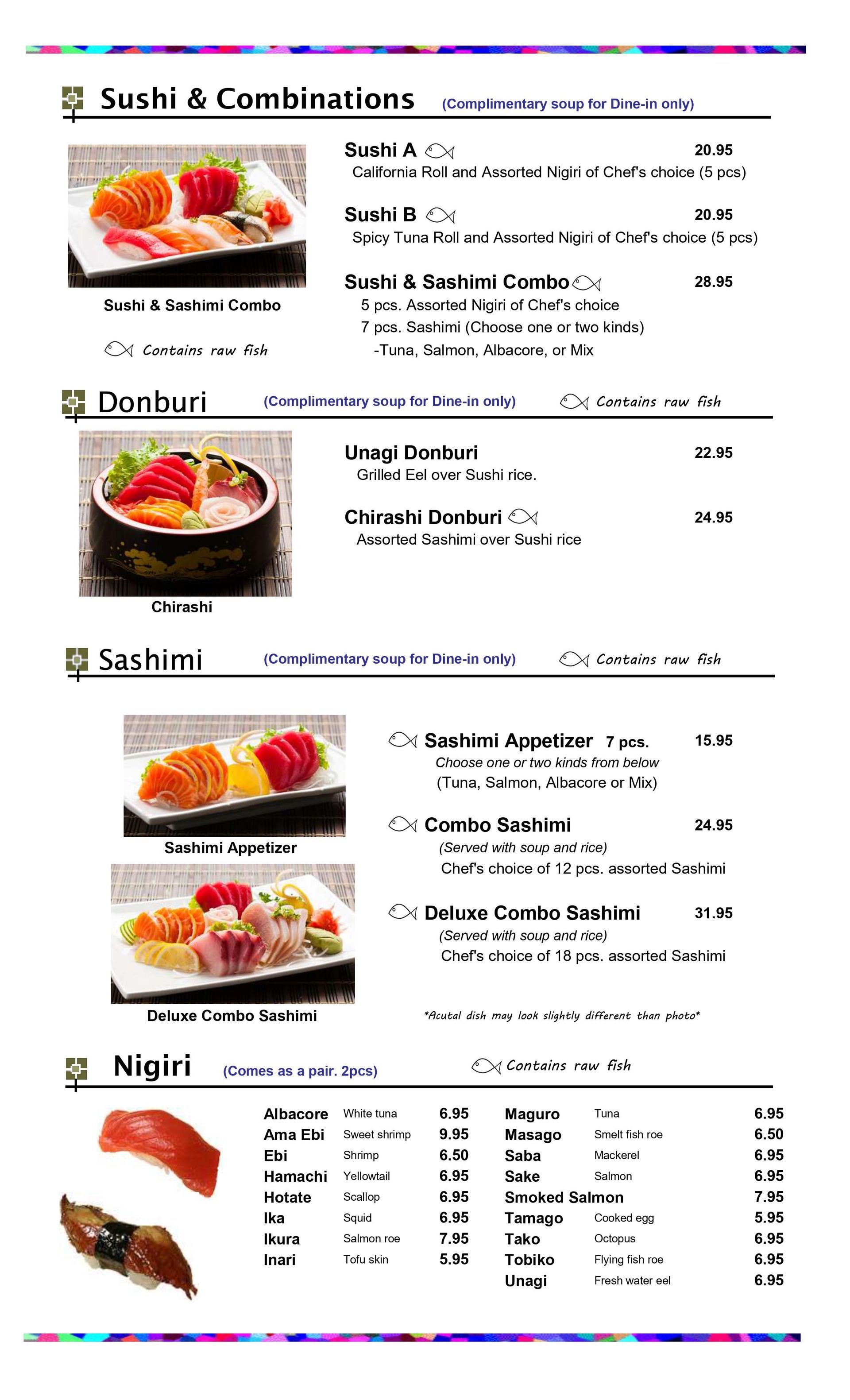 Sushi & Combinations