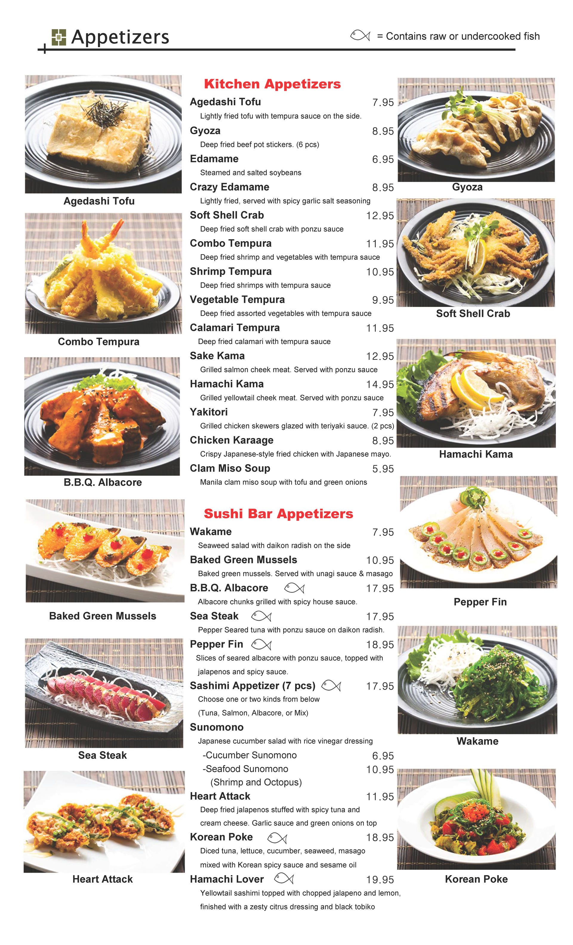 appetizers