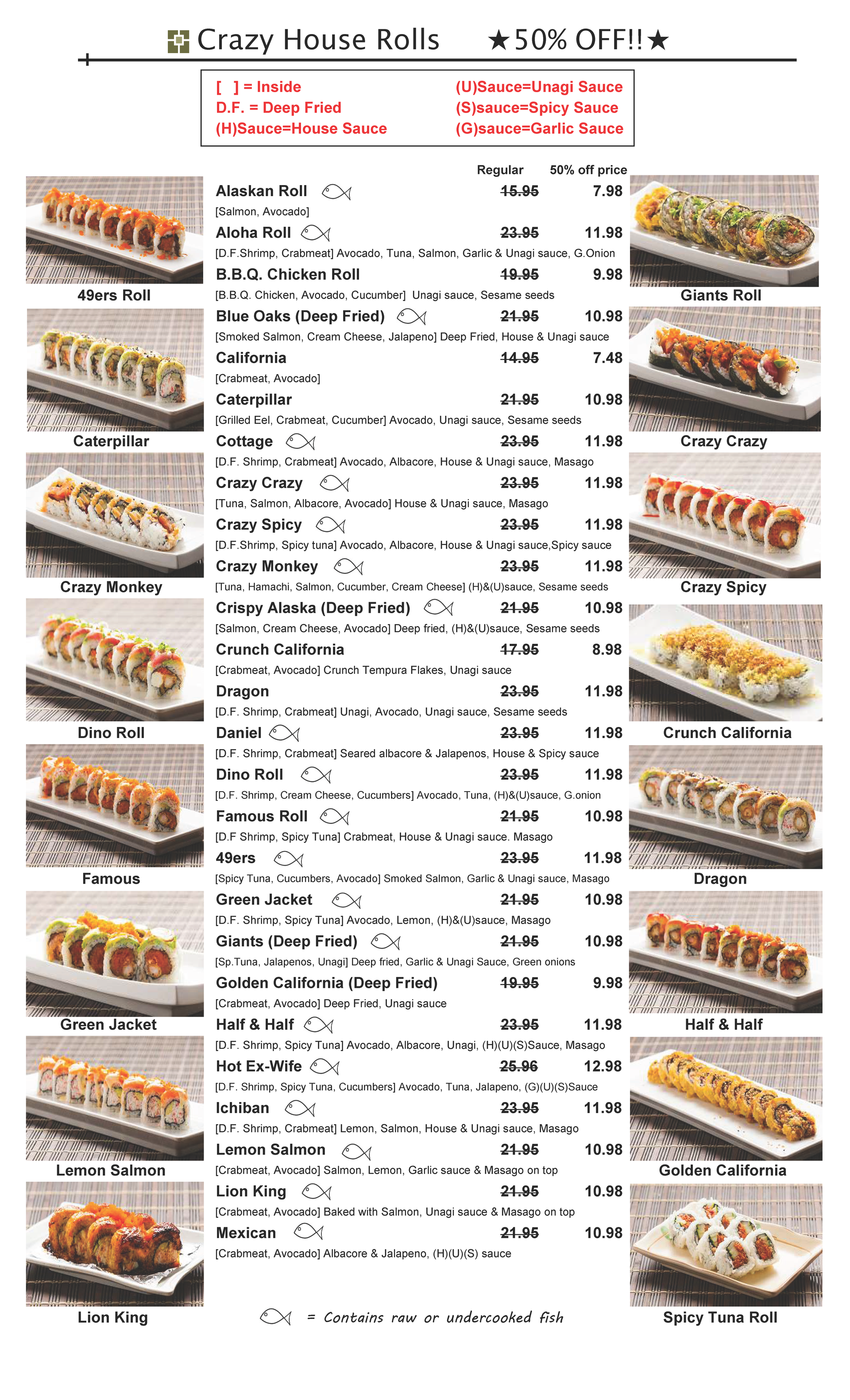 Crazy House Rolls