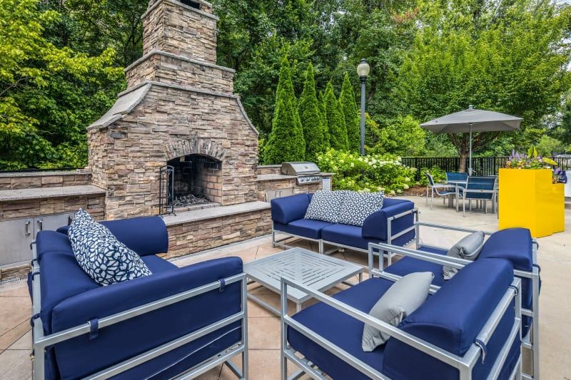 Outdoor Fireplace | The District